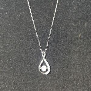 Kay Jewelers Silver Infinity Pendant Necklace
